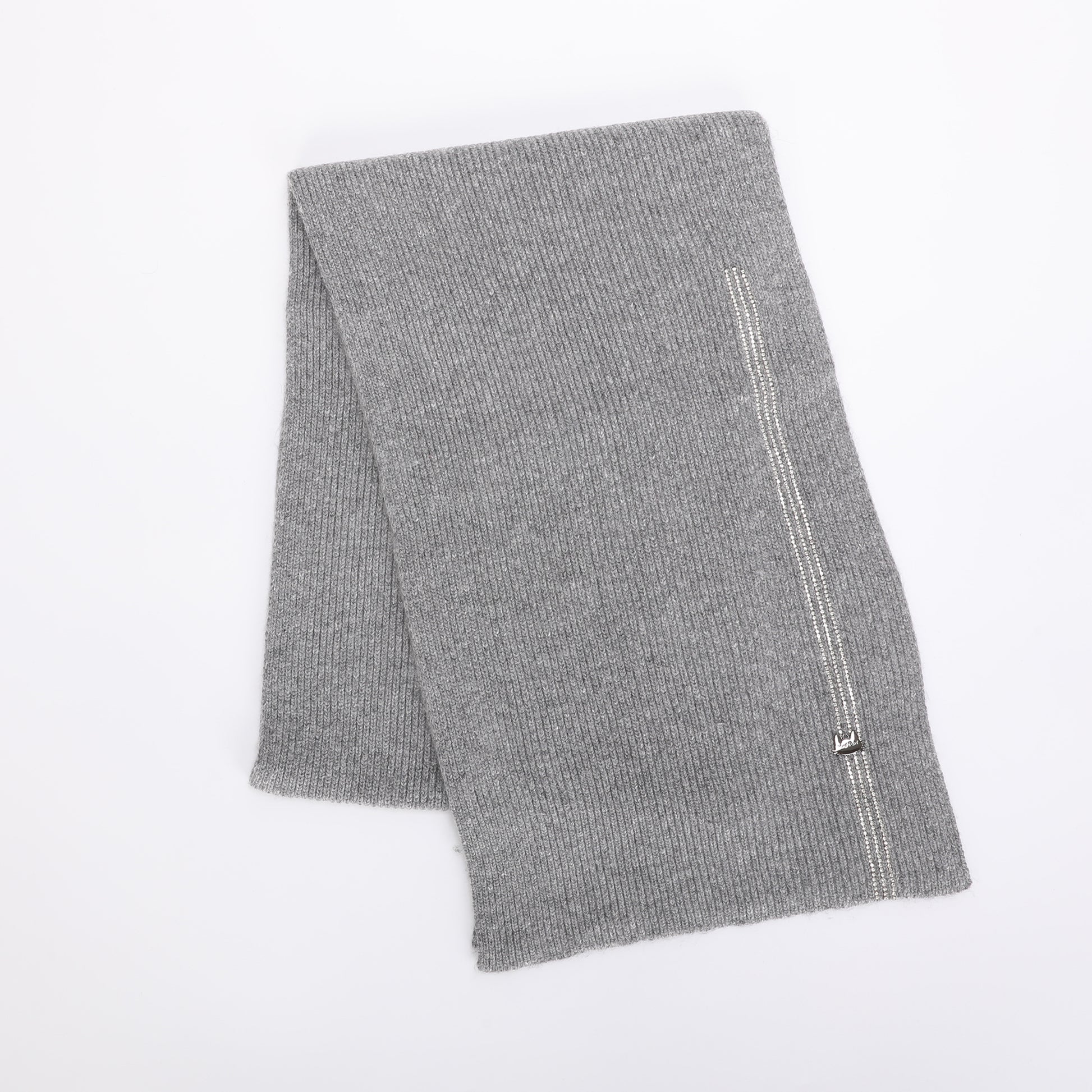 SCIARPA CON 3 STRISCE DI STRASS