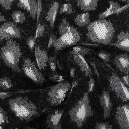 SCIARPA LEOPARDATA CON STRASS