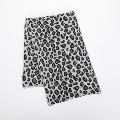 SCIARPA LEOPARDATA CON STRASS