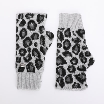 MANICOTTI LEOPARDATI CON STRASS