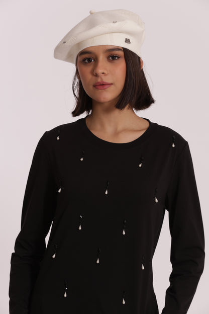 BASCO CON RIVETTO STRASS