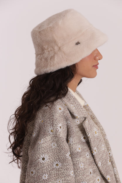 CAPPELLO CLOCHE CON PELO MORBIDO