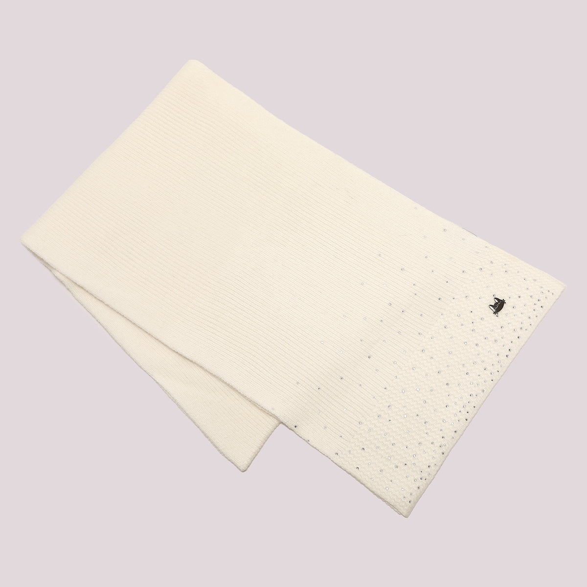 SCIARPA CON PIOGGIA DI STRASS