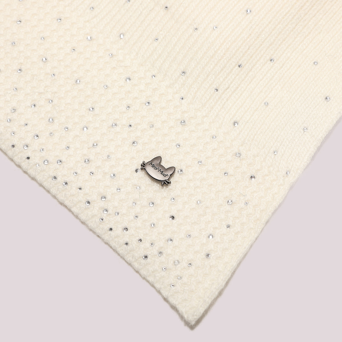 SCIARPA CON PIOGGIA DI STRASS