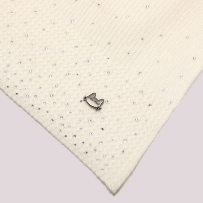 SCIARPA CON PIOGGIA DI STRASS