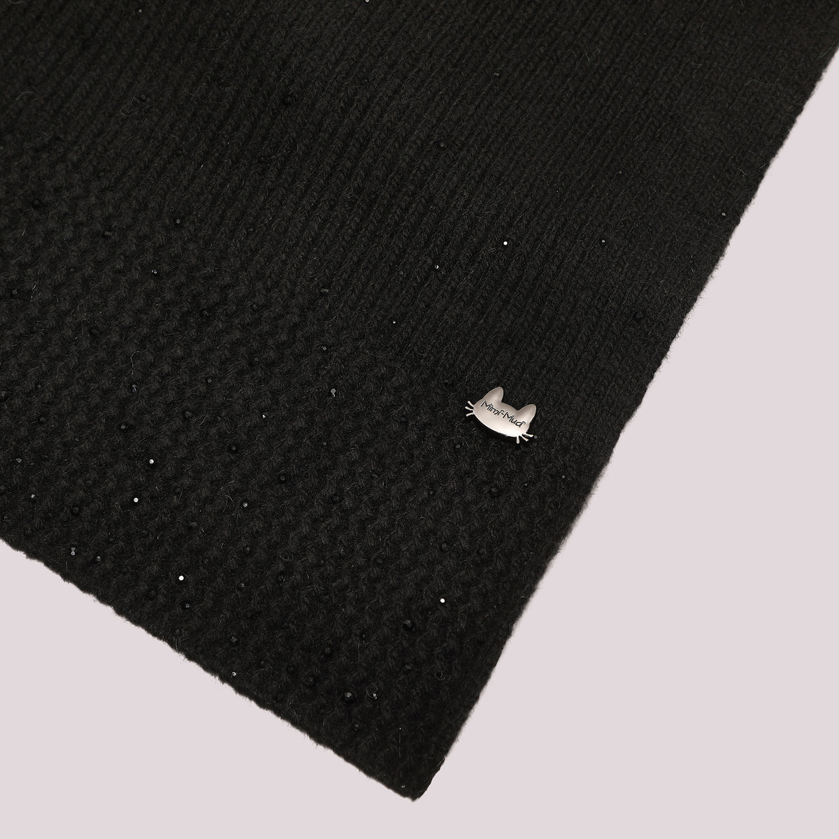 SCIARPA CON PIOGGIA DI STRASS