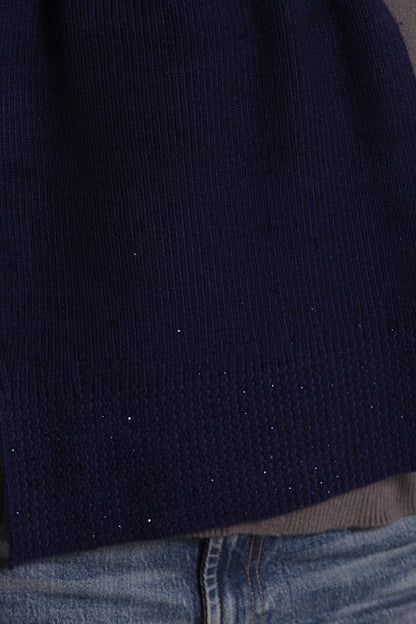 SCIARPA CON PIOGGIA DI STRASS
