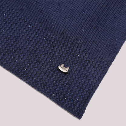 SCIARPA CON PIOGGIA DI STRASS