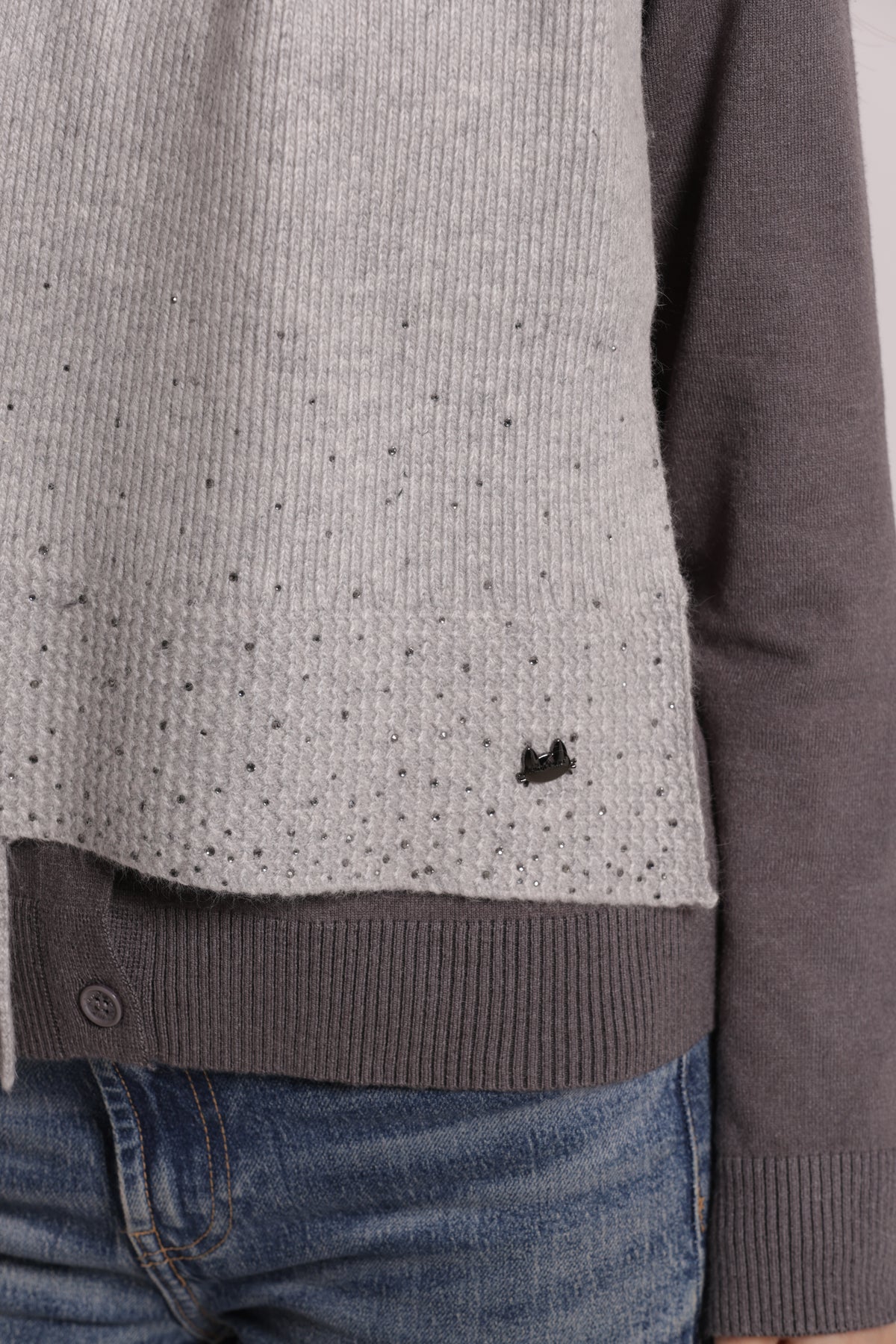 SCIARPA CON PIOGGIA DI STRASS