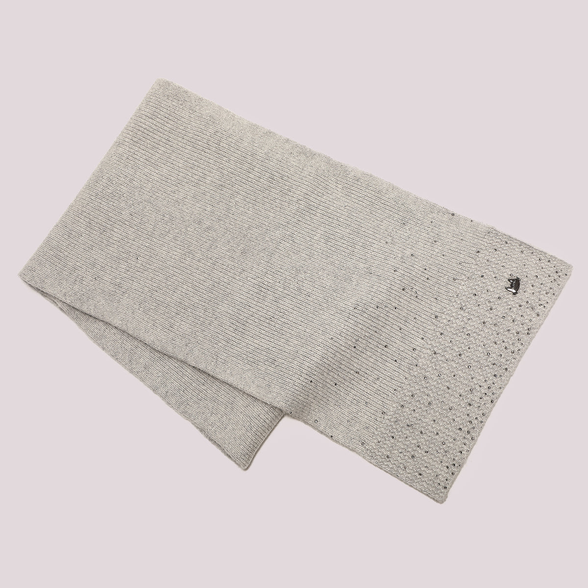 SCIARPA CON PIOGGIA DI STRASS