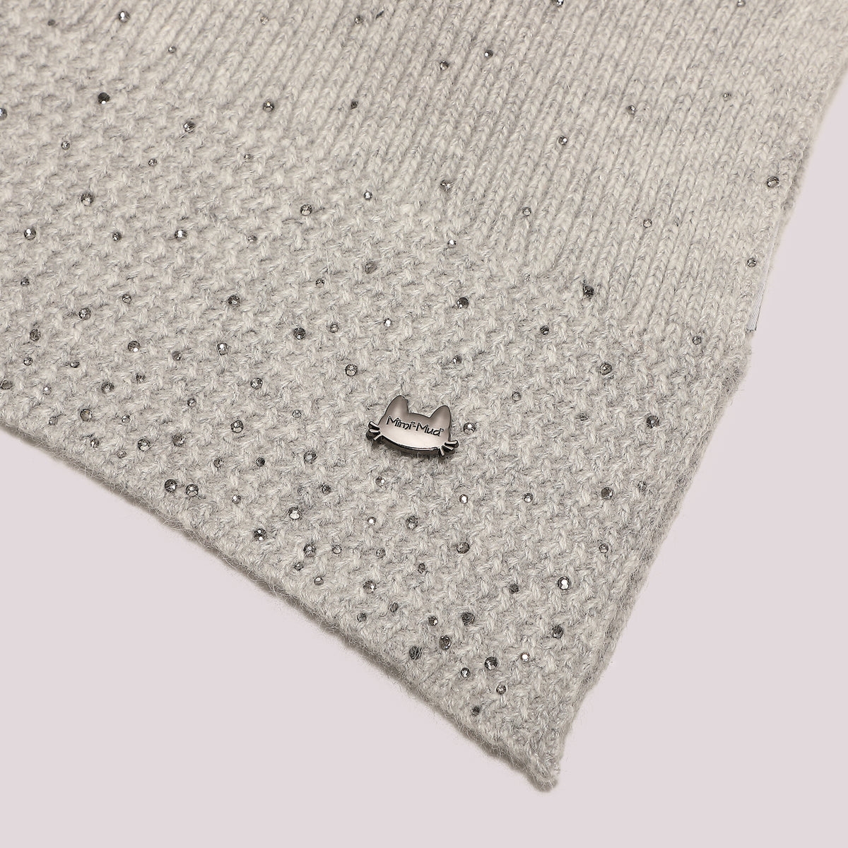 SCIARPA CON PIOGGIA DI STRASS