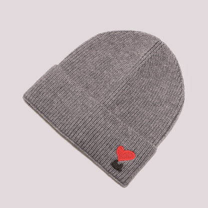 BERRETTO CON CUORE RICAMATO