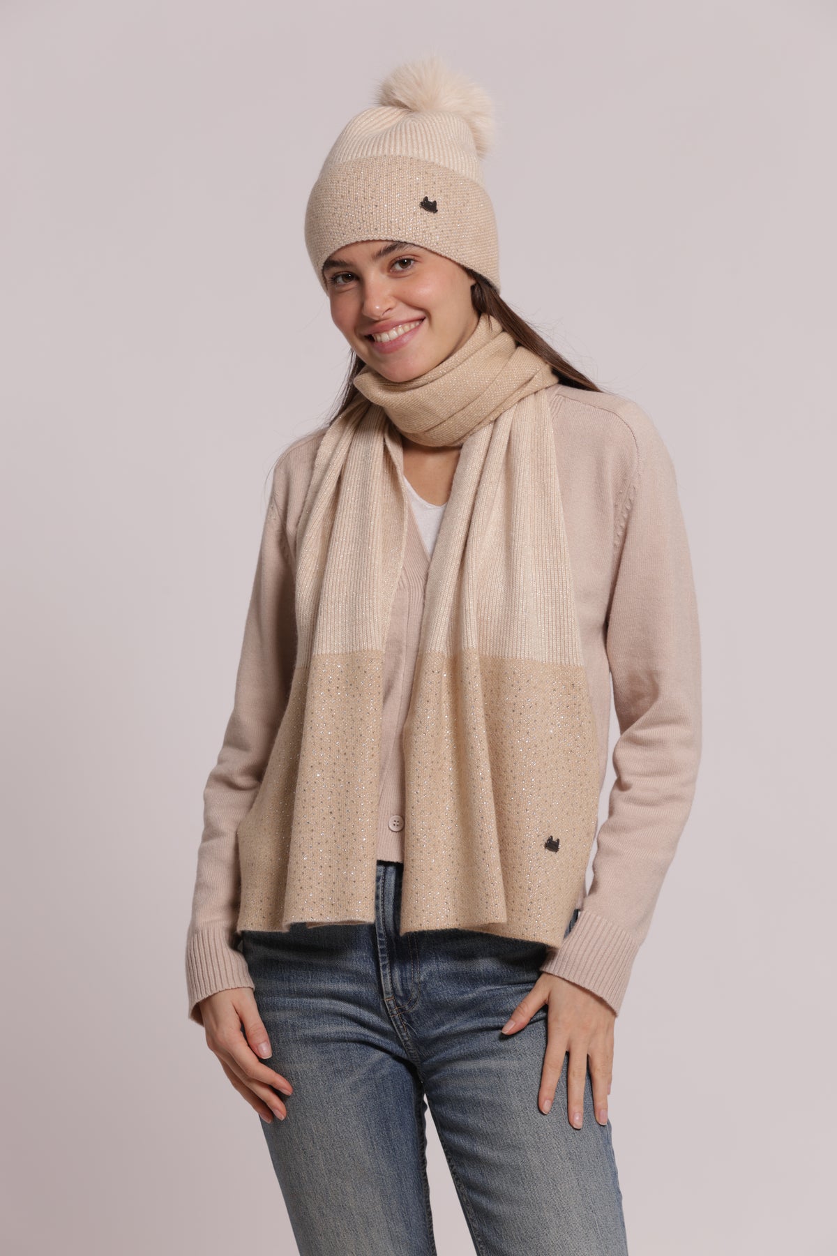 SCIARPA CON STRASS
