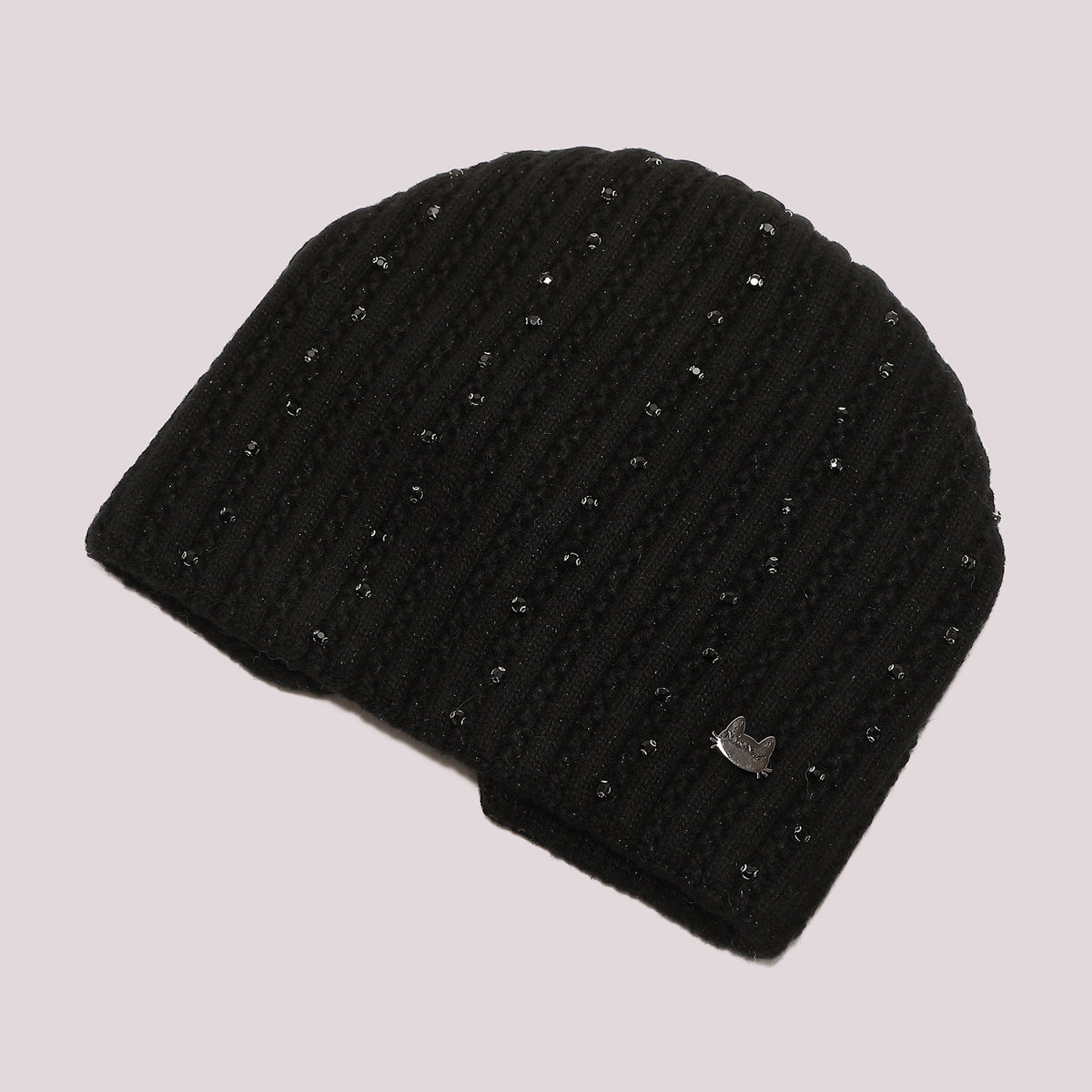 BERRETTO CON PICCOLE TRECCE CON STRASS