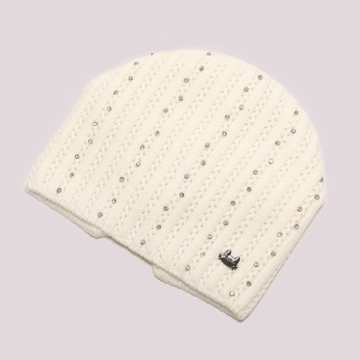 BERRETTO CON PICCOLE TRECCE CON STRASS