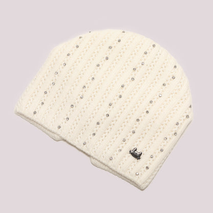 BERRETTO CON PICCOLE TRECCE CON STRASS