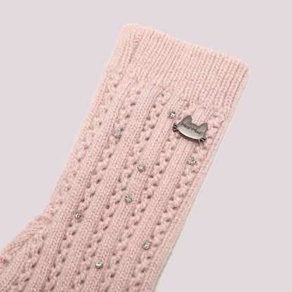 MANICOTTI CON PICCOLE TRECCE CON STRASS
