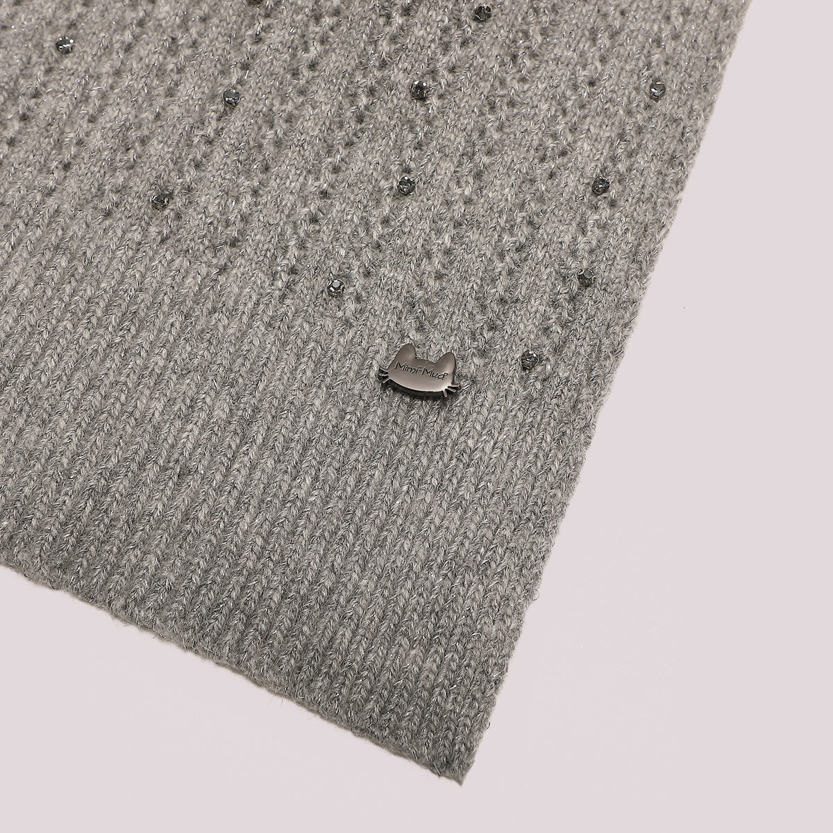 SCIARPA CON PICCOLE TRECCE CON STRASS