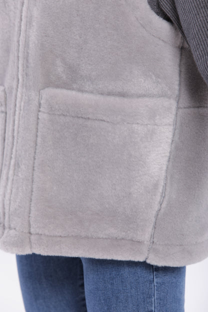 GILET REVERSIBILE EFFETTO MONTONE