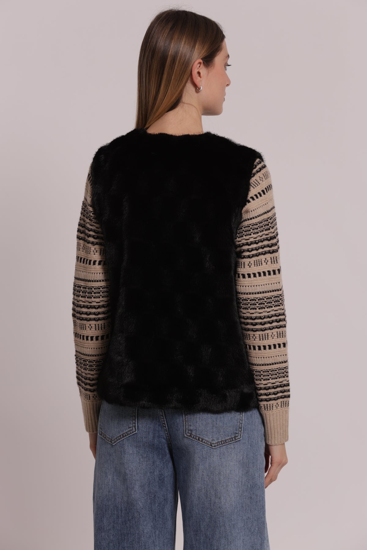 GILET EFFETTO PELLICCIA
