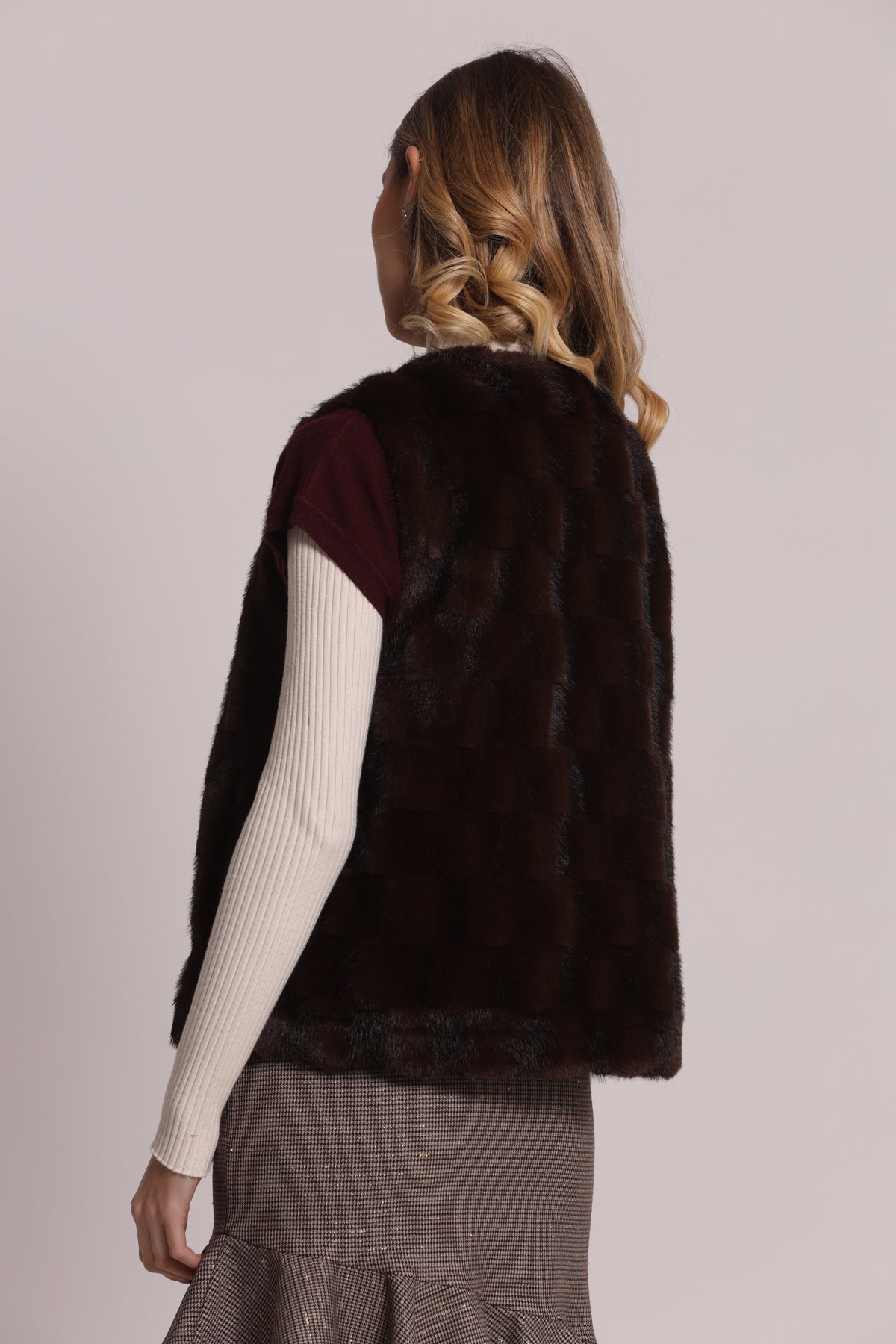 GILET EFFETTO PELLICCIA