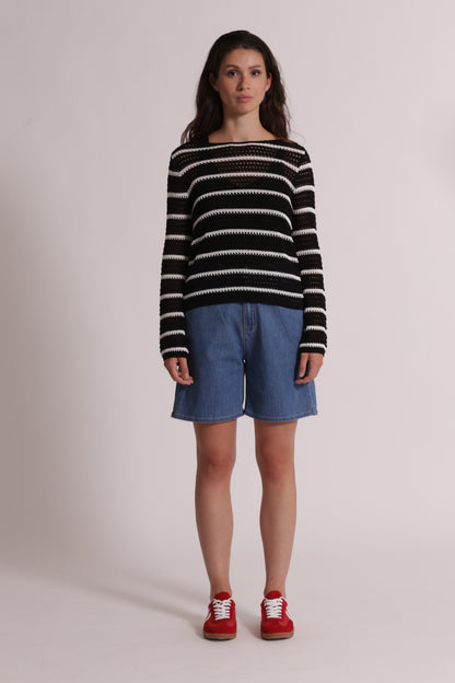 SHORTS IN DENIM