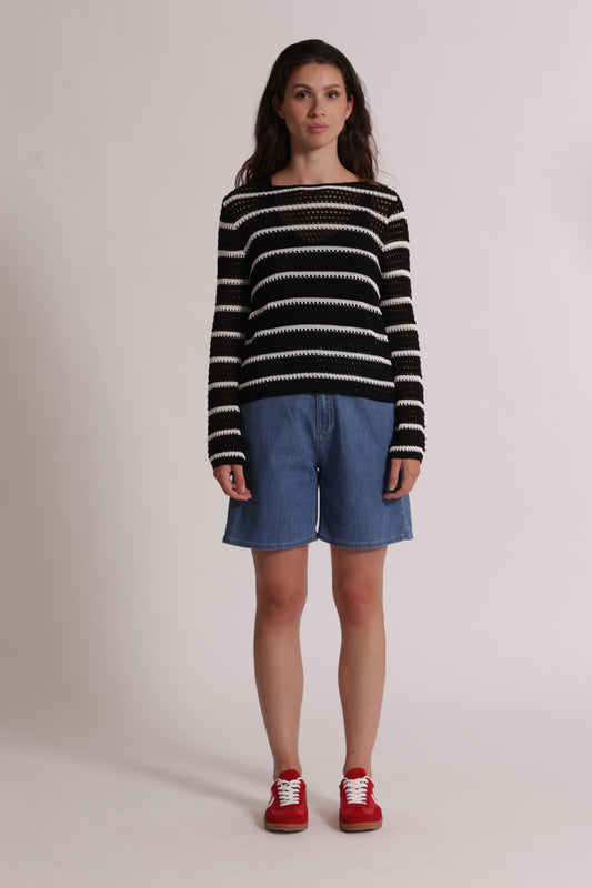 SHORTS IN DENIM