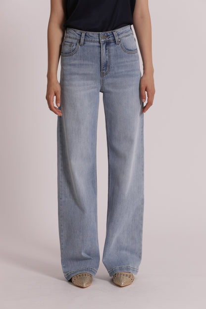 JEANS A VITA ALTA WIDE LEG