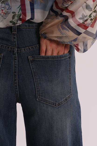 JEANS A VITA ALTA WIDE LEG