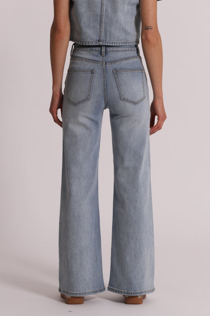 JEANS PIOGGIA DI STRASS