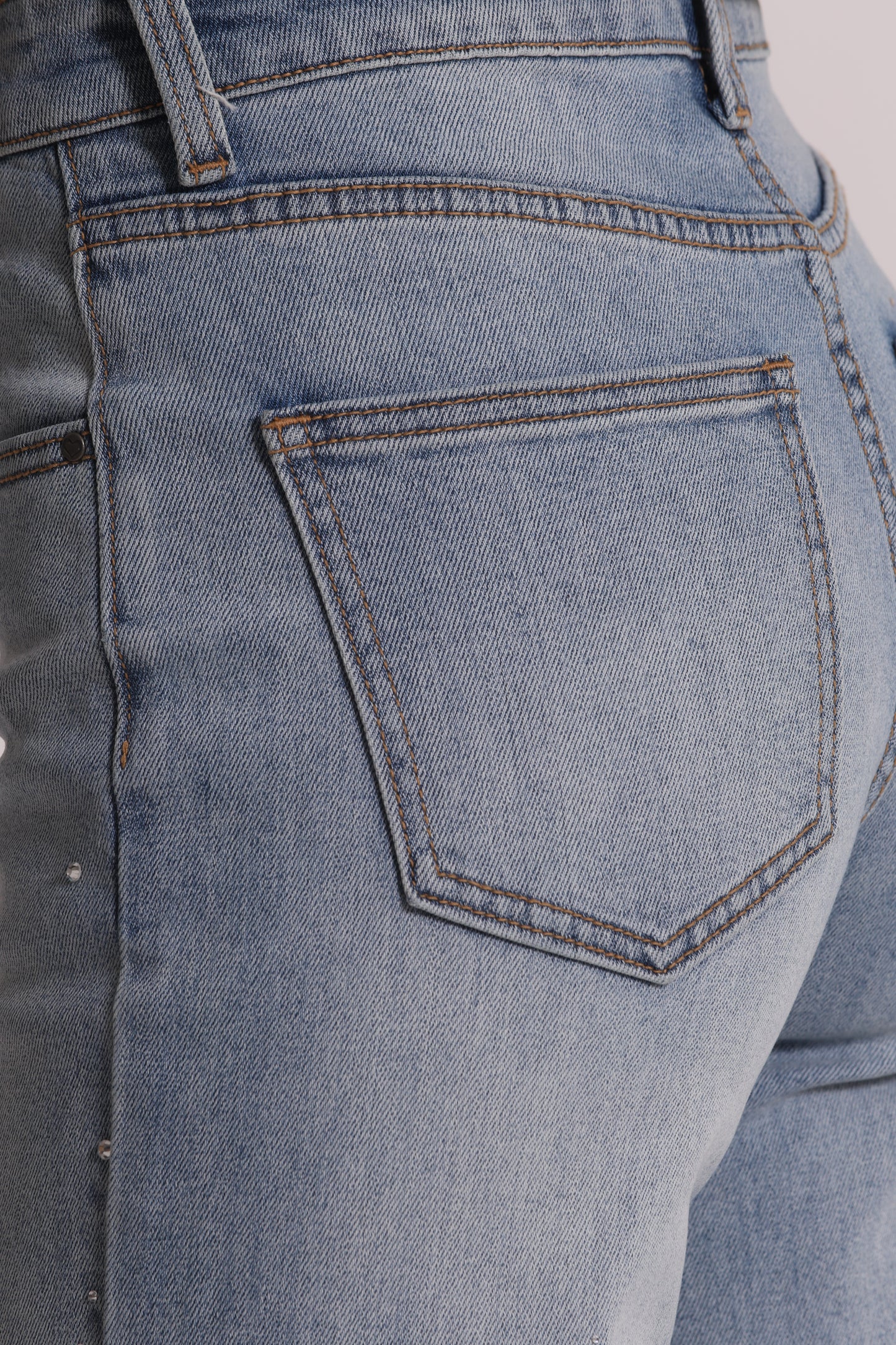 JEANS PIOGGIA DI STRASS