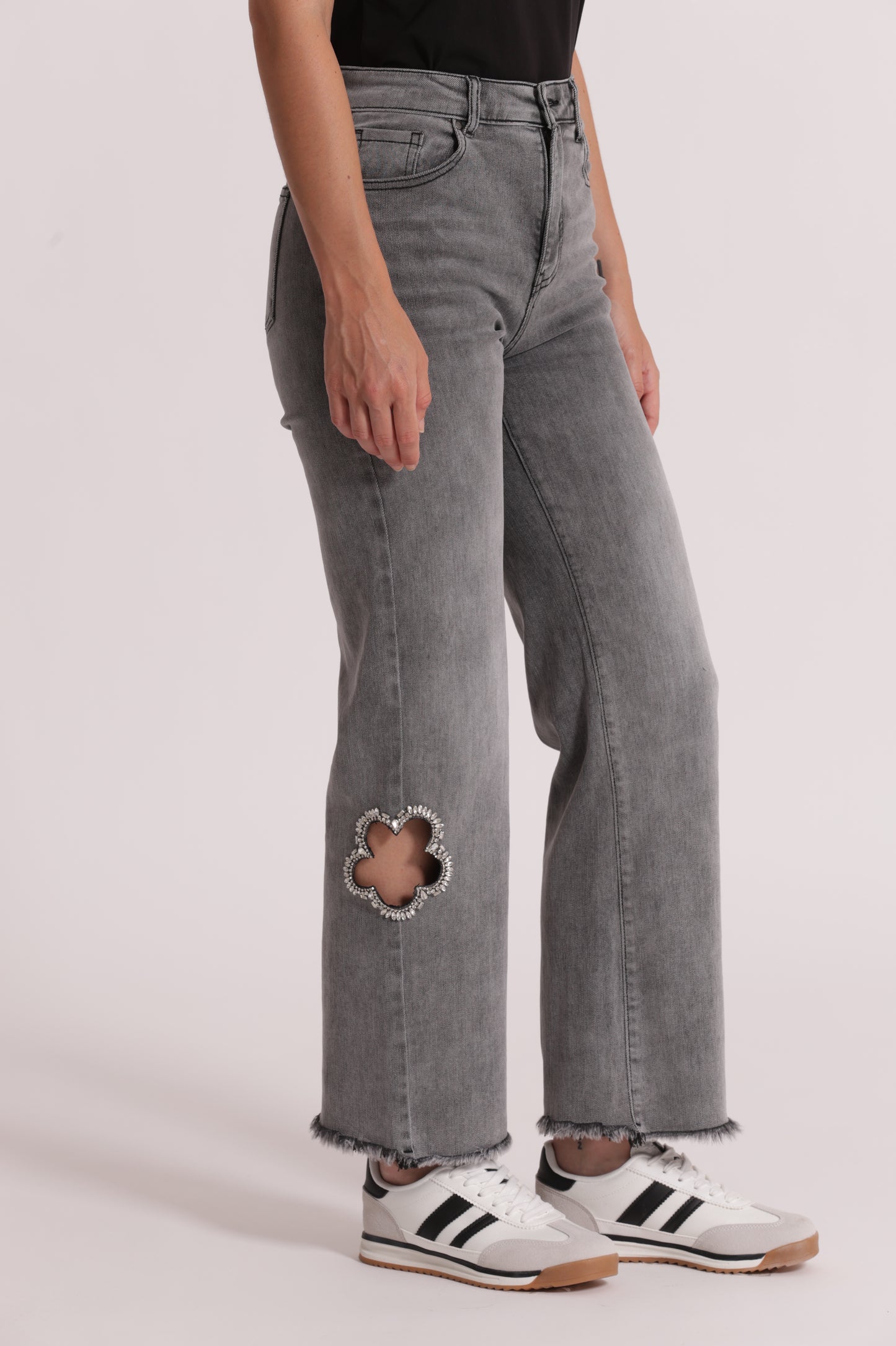 JEANS MARINE CON CUT OUT GIOIELLO