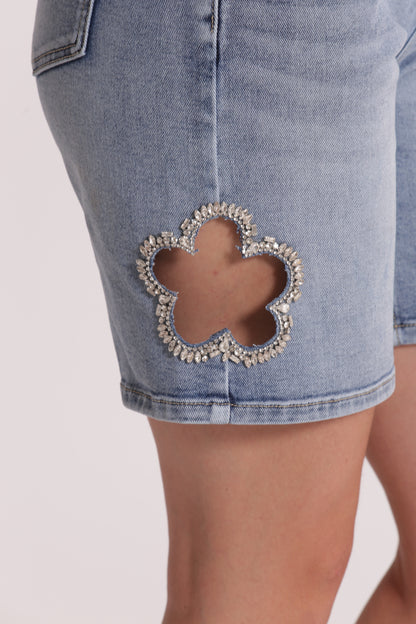 BERMUDA CON CUT OUT GIOIELLO