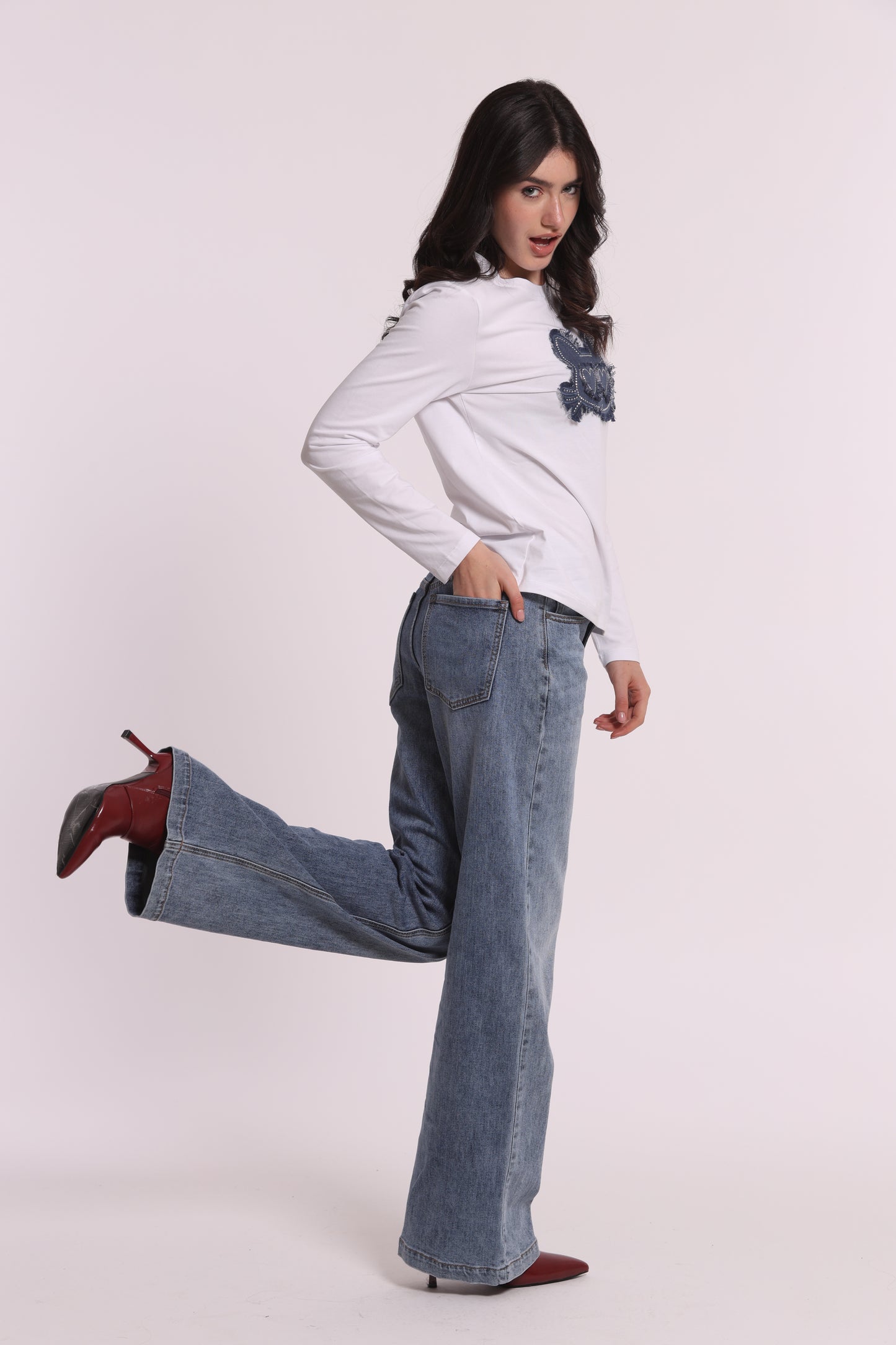 JEANS WIDE LEG