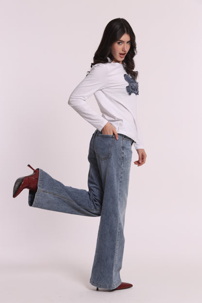 JEANS WIDE LEG