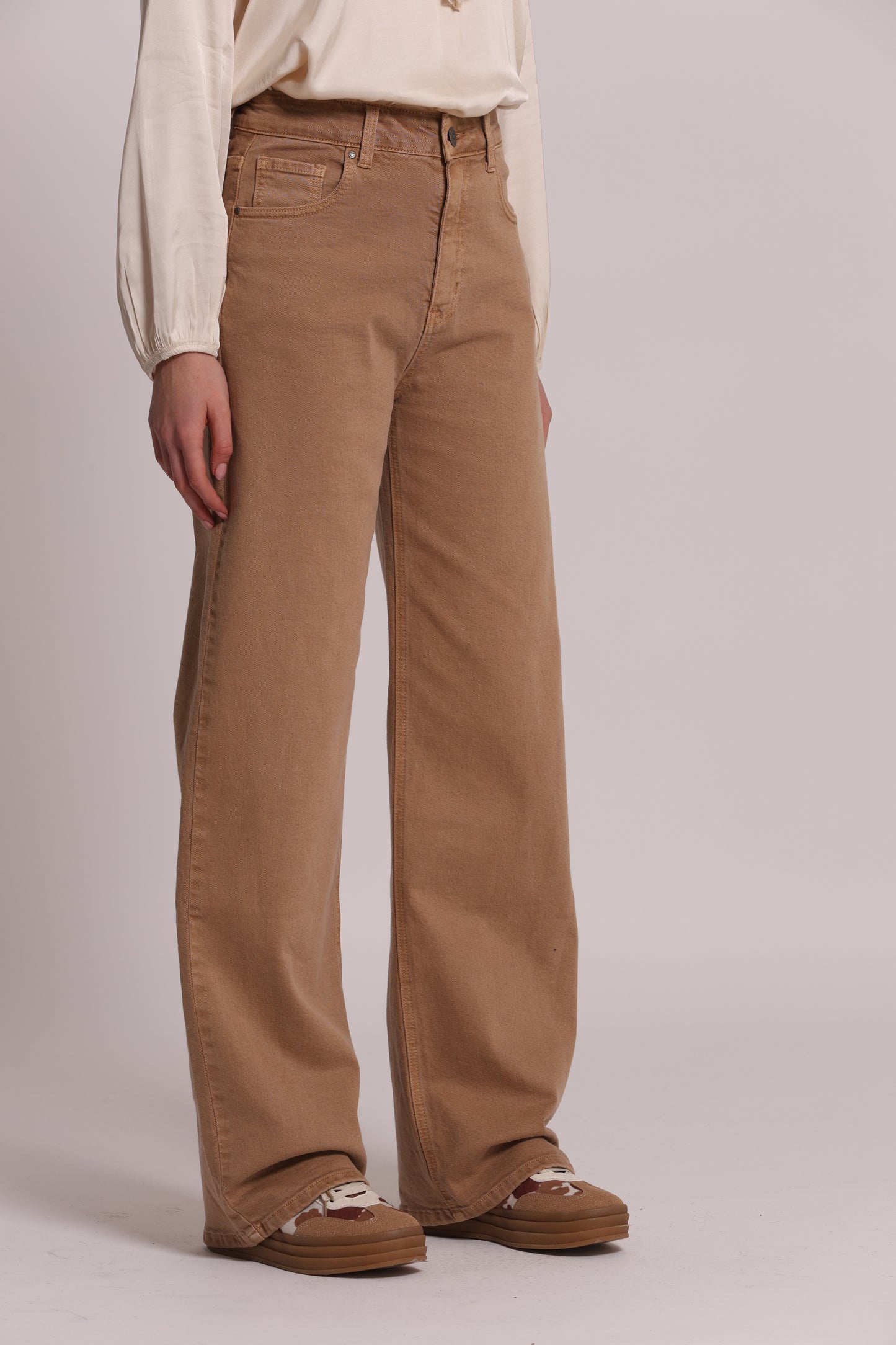JEANS PALAZZO COLORATO