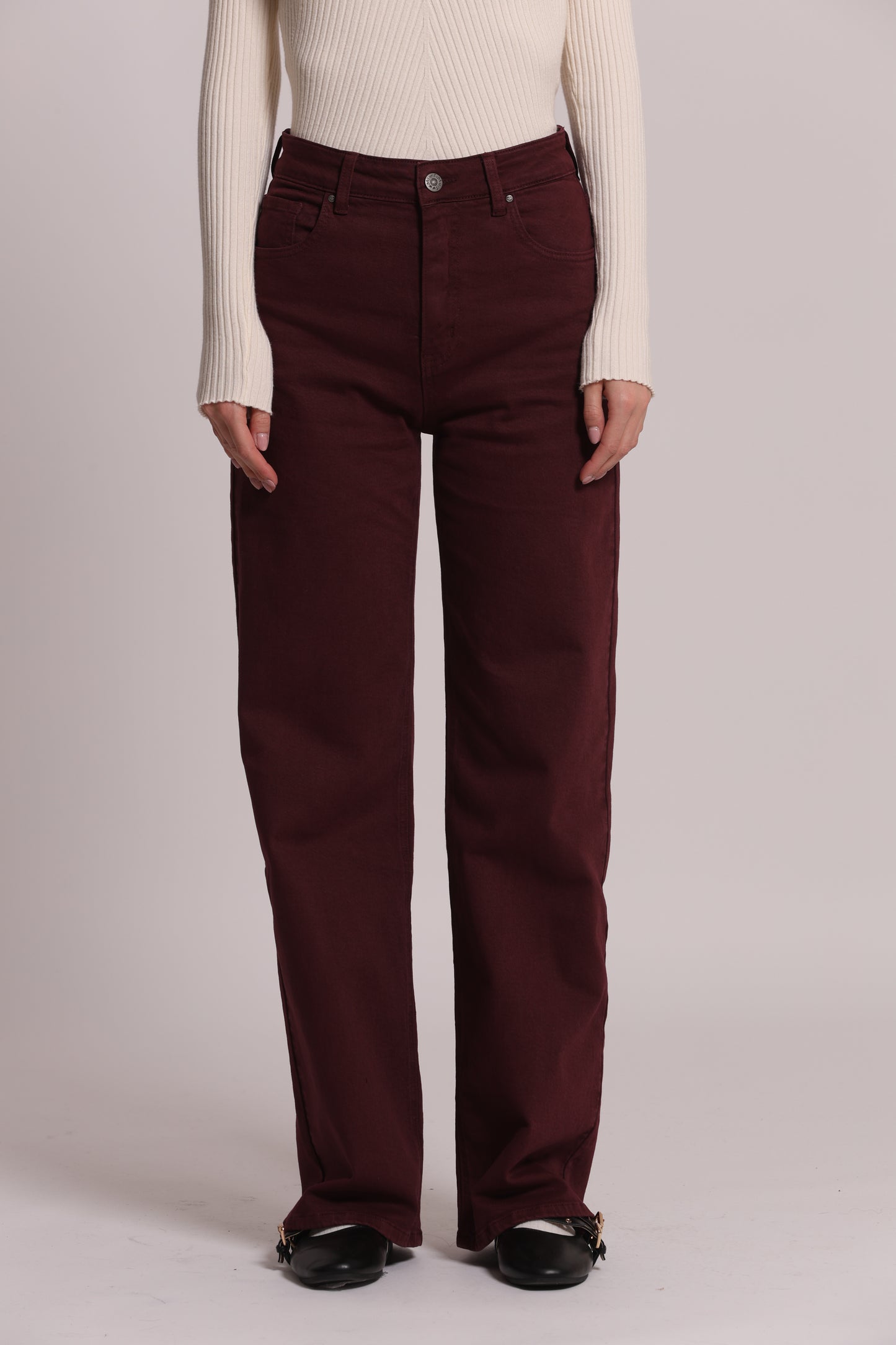 JEANS PALAZZO COLORATO